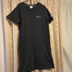 お値下げ！Champion 黒 半袖ワンピース L