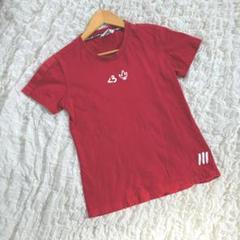 アディダス トレフォイル レッド 半袖Tシャツ 赤