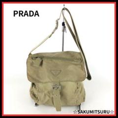 PRADA プラダ ショルダーバッグ ナイロン ベージュ レディース ブランド