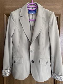 バーバリーブルーレーベルファージャケット　コットン　サイズ38 グレー BURBERRY BLUE LABEL - Burberry Blue Label(バーバリーブルー