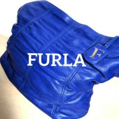 cs4 FURLA ワンショルダーバッグ 青紫色 レザー