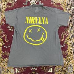 オフィシャル ニルヴァーナ スマイル ニコちゃん Tシャツ バンドTのサムネイル