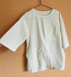 七分丈 ホワイト Tシャツ