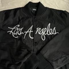 ジャケット・アウター STUSSY NY CHAPTER SATIN VARSITY JACKET M Stussy LA Chapter Satin Varsity Jacket Black | eBay