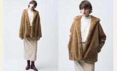 フード付きミンクファーコート 高級 毛皮 レディース 秋冬 アウター 贅沢 ブラウン M/L/2L/3L/4L i1e58