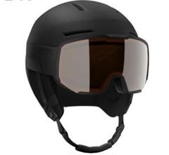 新品在庫処分SALOMON OSMOBLACKブラックバイザーヘルメット30%引