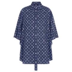 Louis Vuitton ヴィトン モノグラム ブラウス チュニック羽織り