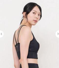 新品 LAVA SUKALA エンボスリーフ　ブラトップ ブラック　XS
