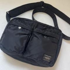 ●PORTER タンカー　ショルダーバック　肩掛けバッグ　2層ファスナー