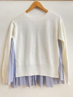 ヤマダヤ　LASUD 異素材トップス　新品未使用品 人気商品】 ラシュッド 未使用☆LASUD 異素材シャツ メルカリ