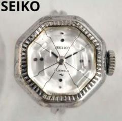 SEIKO セイコー　指輪　リング　手巻き時計 シルバー 不動/リューズ巻けず】SEIKO セイコー 手巻き 指輪時計 シルバー