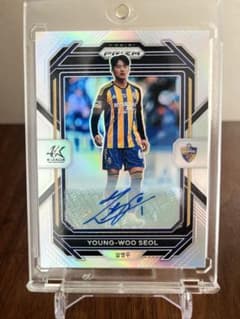 チョン ホヨン サインカード シルバー Prizm Kリーグ 40周年カード