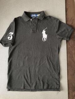 POLO RALPH LAUREN黒ポロシャツ 3の刺繍付き Sサイズ美品 正規品 Ralph Lauren ポロシャツ 黒 3の刺繍 新品タグ付き