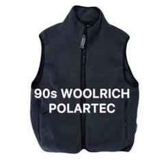 ウールリッチ　90s ウォームアップジャケット　裏フリース　L短丈ゆるだぼ古着 WOOLRICH - 新品 1990年代日本製 WOOLRICH フル