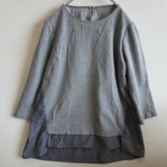 未使用級♡レリアン チュニックワンピース 総柄 フレア 半袖