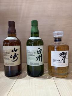 最終値下げ 山崎 白州 NV 100th 2本セット 山崎白州100周年ラベル2本セット
