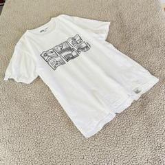 ユニクロUTコラボ●キースヘリング●メンズ半袖Tシャツ【M】白プリントロゴ