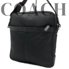 【未使用級】 COACH コーチ ショルダーバッグ ナイロン 黒 ミニポーチ付き 2025年最新】コーチ ショルダー ナイロンの人気アイテム - メルカリ