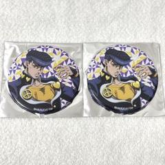 ジョジョの奇妙な冒険　東方 仗助　【UJ賞】缶バッジ ジョジョの奇妙な冒険 ダイヤモンドは砕けない 和紙缶バッジ