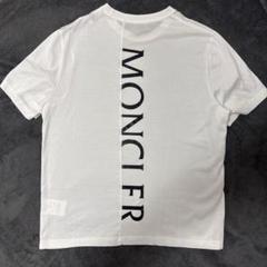 【美品】MONCLER モンクレール バッグロゴ Tシャツ 白 Lサイズ