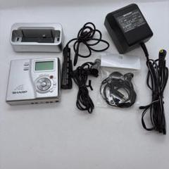 SHARP ポータブルMDレコーダー MD-DR7 シルバー - メルカリ