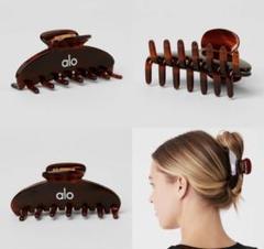 入手困難] 新品alo ヘアクリップホワイト