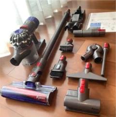 ⑤ ダイソン V8 fluffy+ 新品バッテリー/分解洗浄/消毒/動作確認済