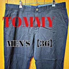 TK10【US輸入】TOMMY HILFIGER パンツ【メンズ36】グレー