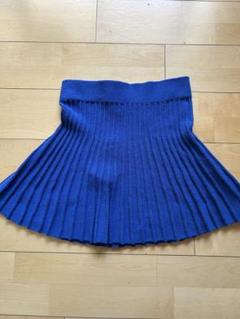 ZARA プリーツスカート Mサイズ 青