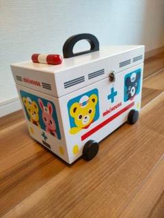 ミキハウス非売品ノベルティ救急車型箱 ミキハウス非売品ノベルティ救急車型箱