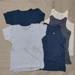 西松屋 青系Tシャツ・タンクトップ5点セット