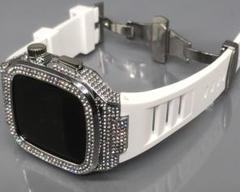 csh1★アップルウォッチ　ラバーベルト Apple Watchバンド ケース