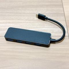 USB ハブ 4ポートType‐Aポート 4in1 スリム