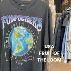 【希少 USA製】FUDPUCKER’S 両面プリント Tシャツ フルーツタグ