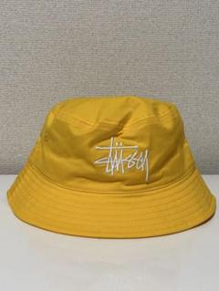 90s OLD STUSSY バケットハット　レアカラー　イエロー　帽子　黄色 2025年最新】STUSSY カラー：イエロー系 バケットハットの人気