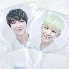 SEVENTEEN ソウルコン うちわ ウジ ミンハオ 韓国限定 エッジコン SEVENTEEN ソウルコン うちわ ウジ ミンハオ 韓国限定