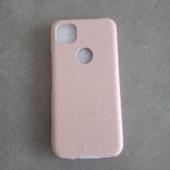 【新品未使用】ベージュピンク　GooglePixel4a(5G)用レザー風ケース