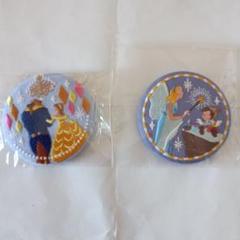 ディズニー刺繍缶バッジ　ベル　ピノキオ　2個セット