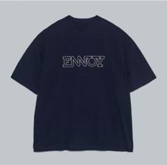 XL ENNOY ELECTRIC LOGO EMB T-SHIRT NAVY - メルカリ