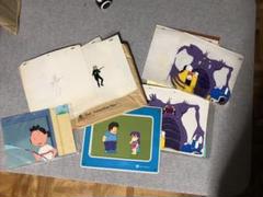 （S.K）サザエさん 絵コンテ集とセル画セット S.K）サザエさん 絵コンテ集とセル画セット