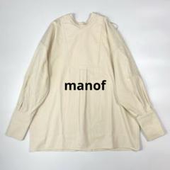 限定品　manof マノフ　STITCH DESIGN W FACE TOPS