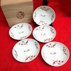たち吉 花絵 だ円煮物鉢 5枚セット 木箱 未使用 - メルカリ