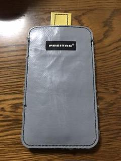 FREITAG フライターグ ケース カード 携帯 グレー x イエロー