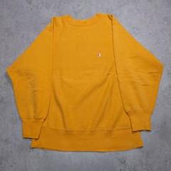 90s Champion Reverse Weave スウェットM マスタード Champion - 90s チャンピオン リバースウィーブ マスタード XL