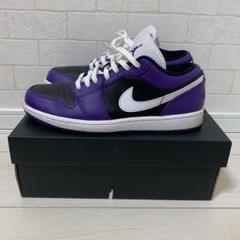 NIKE AIR JORDAN 1 LOW パープル