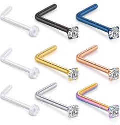 ピアス ボディピアス ステンレス 鼻リング 唇 シンプル フェイクピアス