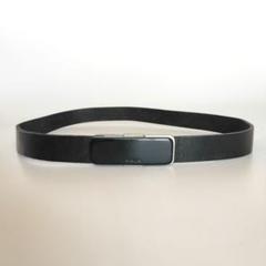 完売品 ZARA メタルチップ付きレザーベルト JP90(M)新品未使用 メタルチップ付きレザーベルト - ブラック | ZARA Japan / 日本