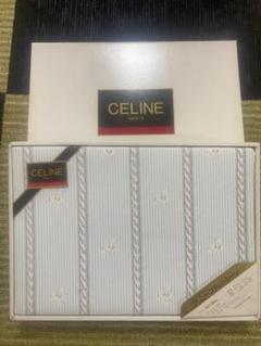 ❇️未使用❇️CELINE PARIS ロング&ワイド　プリントフラットシーツ