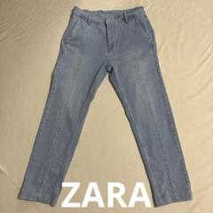 ZARA ザラ デニムパンツ Lサイズ(EU44 JP34) ライトブルー