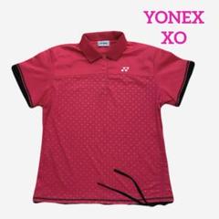 ⭐️YONEX バドミントン・テニスウェア　半袖ドライポロシャツ ピンクXO＊QE